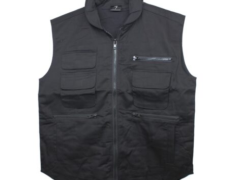 Ranger Vest - Poly Cotton - Black