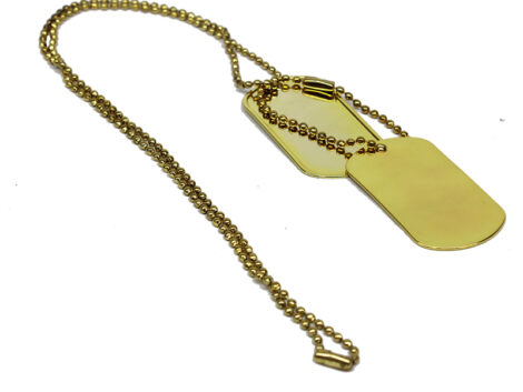 Dog Tags - Gold