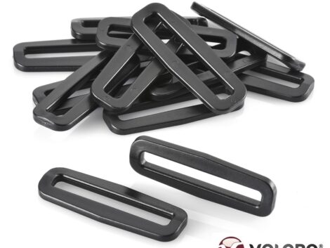 VELCRO® Brand Rectangle Loop AC401 – 50mm Black (Pack of 6)