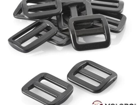 VELCRO® Brand Wide Triglide AC202 – 19mm Black (Pack of 6)