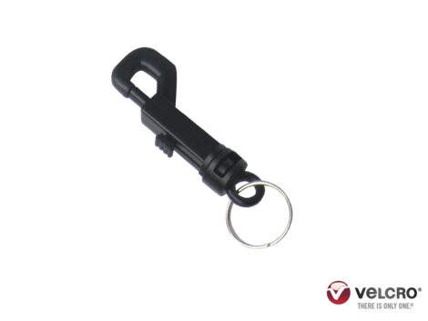 VELCRO® Brand Swivel Key Ring AC901 – Black (Pack of 6)