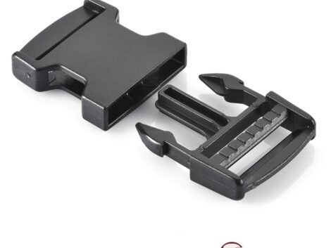 VELCRO® Brand Heavy Side Release Buckle AC501N – 38mm Black (Pack of 4)