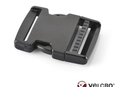 VELCRO® Brand Heavy Side Release Buckle AC501N – 50mm Black (Pack of 4)