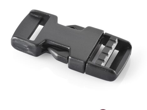 VELCRO® Brand Heavy Side Release Buckle AC501N – 19mm Black (Pack of 6)