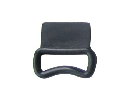 VELCRO® Brand Concave Loop Square Tab PE415ST – 50mm Black (Pack of 6)