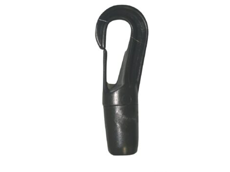 VELCRO® Brand Bungee Cord Hook AC116A – 8mm Black (Pack of 4)