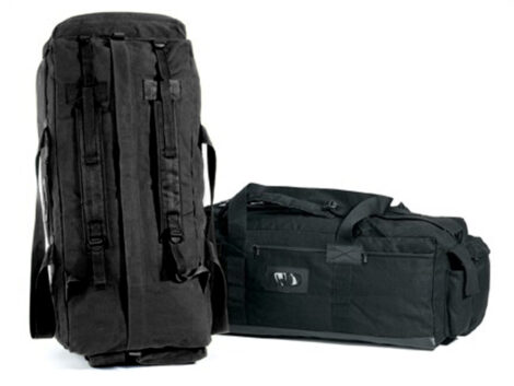 Tactical Canvas Bag - Heavy Duty - Black