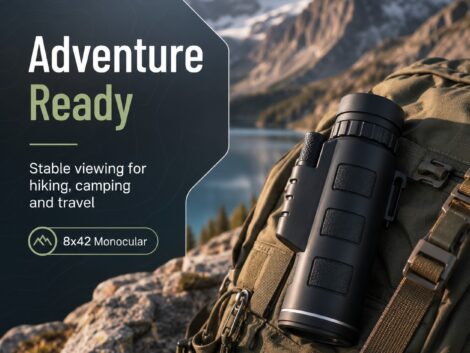 8x42 HD monocular for hiking and camping – DDC Australia