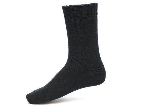 Bamboo Hiking Boot Socks - Black - Size 11-14