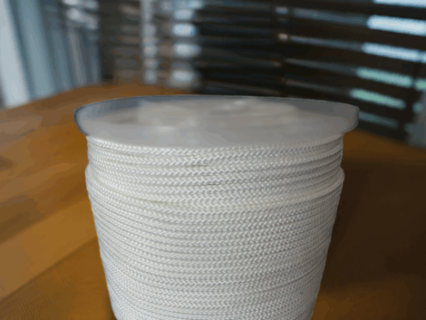 Polyester Plaited Venetian Blind Cord  - 3mm - White - 10mtr length
