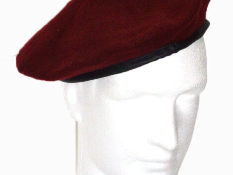 Beret - Wool - Maroon - Sizes  58 - 62  ( M , L & XL )