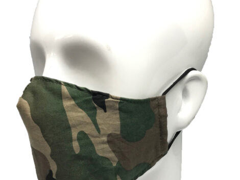 Face Mask - Woodland - Three Layer - Reversible