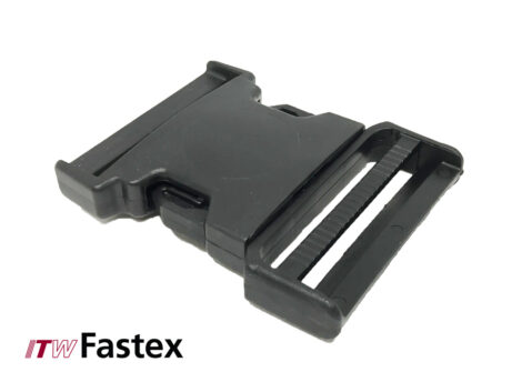 ITW Fastex Classic Side Release Buckle – 60mm Black (Pack of 2)