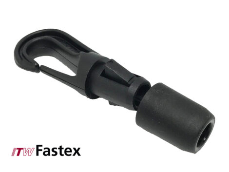 ITW Fastex Hook & Bush – 8mm Black (Pack of 6)