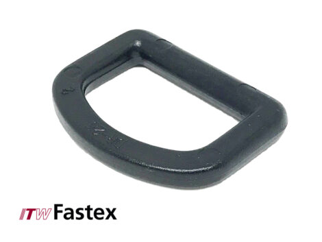 ITW Fastex D-Ring – 25mm Black (Pack of 6)