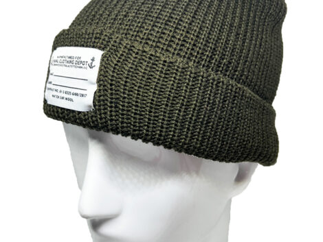 Watch Cap - Beanie - Wool - Olive
