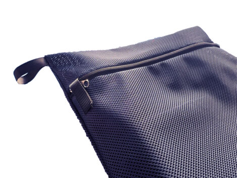 Heavy duty mesh laundry bag navy 560x770mm Australian made