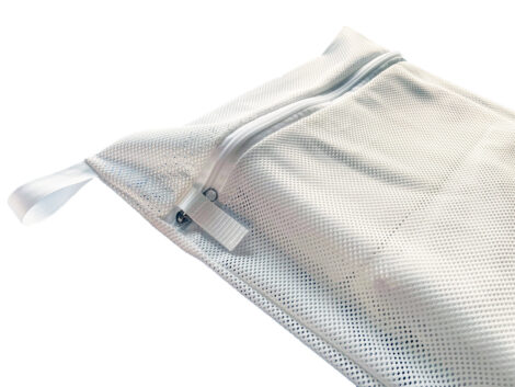 Heavy duty mesh laundry bag white 560x770mm Australian made