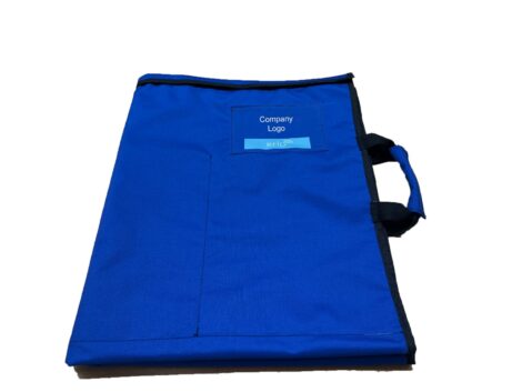 Custom Sample Bag – Linen Presentation (Multi-Pocket Design)