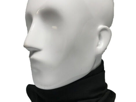 Neck Tube, Spring / Summer Weight - Scarf, Balaclava, Face Mask, Bandana, Hunting Mask - Black