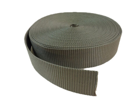 Heavy Duty Webbing – 57mm (Khaki, 10m Length, Duty Belt / Ceremonial)