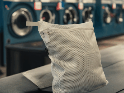 Mesh Laundry Bag – Heavy Duty 500 × 600mm (White)