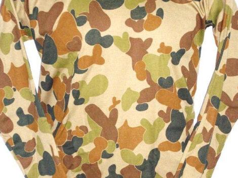 Adult T-Shirt – Auscam Tactical Knit Long Sleeve (Sizes XS–3XL)