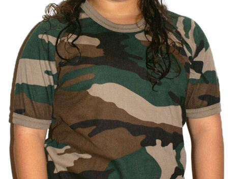 Kids T-Shirt – Woodland Camo (Sizes 2–14)