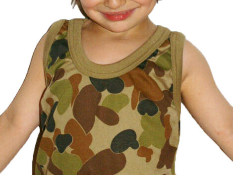 Kids Tank Top – Auscam (Sizes 2–14)
