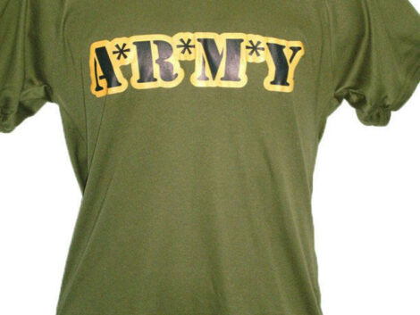 T Shirt - Printed- Army Logo ( MASH Style )