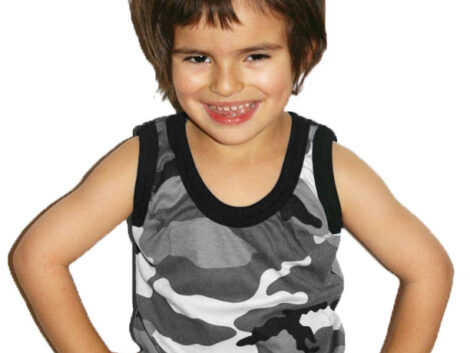 Kids Tank Top – Urban Camo (Sizes 2–14)