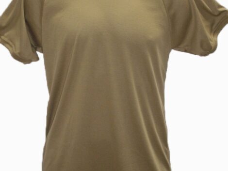Adult T-Shirt – Khaki 100% Cotton (Sizes XS–3XL)