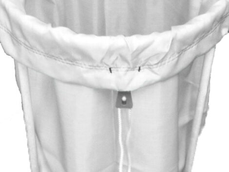 Ripstop Laundry Bag – Standard Size (White, 460 × 750mm)