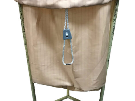 Ripstop Laundry Bag – Short Size (Beige, 460 × 550mm)