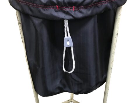 Ripstop Laundry Bag – Short Size (Black, 460 × 550mm)