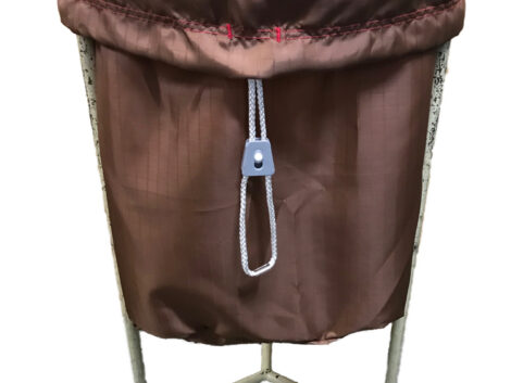 Ripstop Laundry Bag – Short Size (Brown, 460 × 550mm)