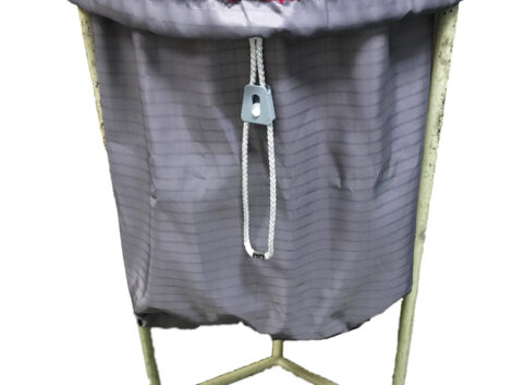 Ripstop Laundry Bag – Short Size (Grey, 460 × 550mm)