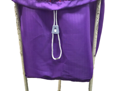 Ripstop Laundry Bag – Short Size (Purple, 460 × 550mm)