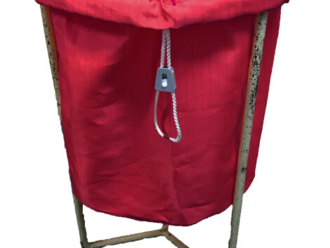Ripstop Laundry Bag – Short Size (Red, 460 × 550mm)