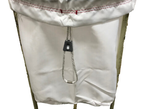 Ripstop Laundry Bag – Short Size (White, 460 × 550mm)