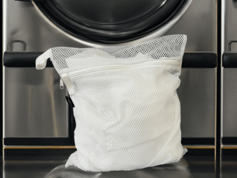 Standard mesh laundry bag white 500x600mm Australian made