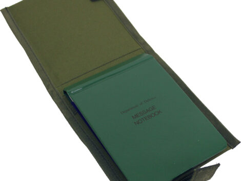 Army Field Message Notebook With Olive Drab Cover