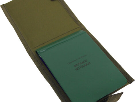 Army Field Message Notebook With Tan Cover