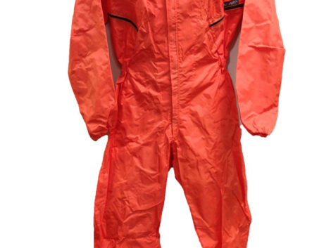 Coverall / Flying Suit  - Oxford Nylon - Orange - Size Small Only