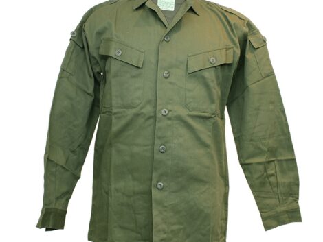 Pixie Shirt  - Olive - Poly Cotton
