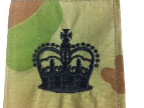 Chevron - Auscam - Crown WO2 - Pair