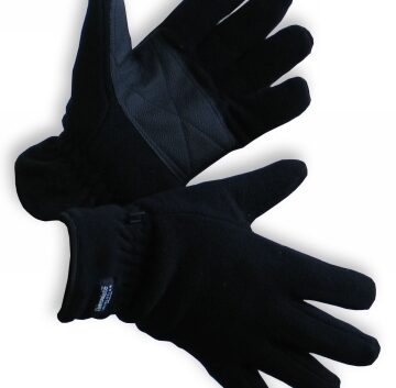 Gloves - Thinsulate - Acrylic Fleece - Black