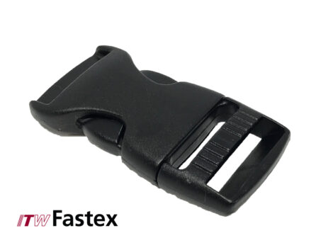 ITW Fastex Trovato Side Release Buckle – 19mm Black (Pack of 6)
