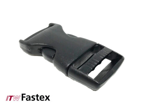 ITW Fastex Trovato Side Release Buckle – 25mm Black (Pack of 6)