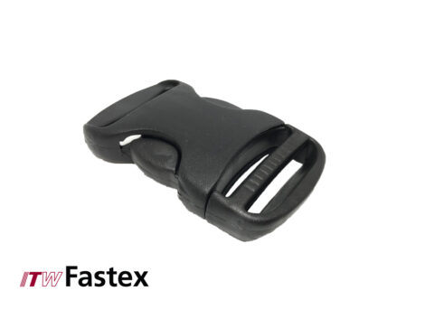 ITW Fastex Trovato Side Release Buckle – 38mm Black (Pack of 4)